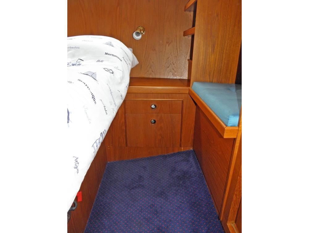 Achterkajuit, Accommodatie